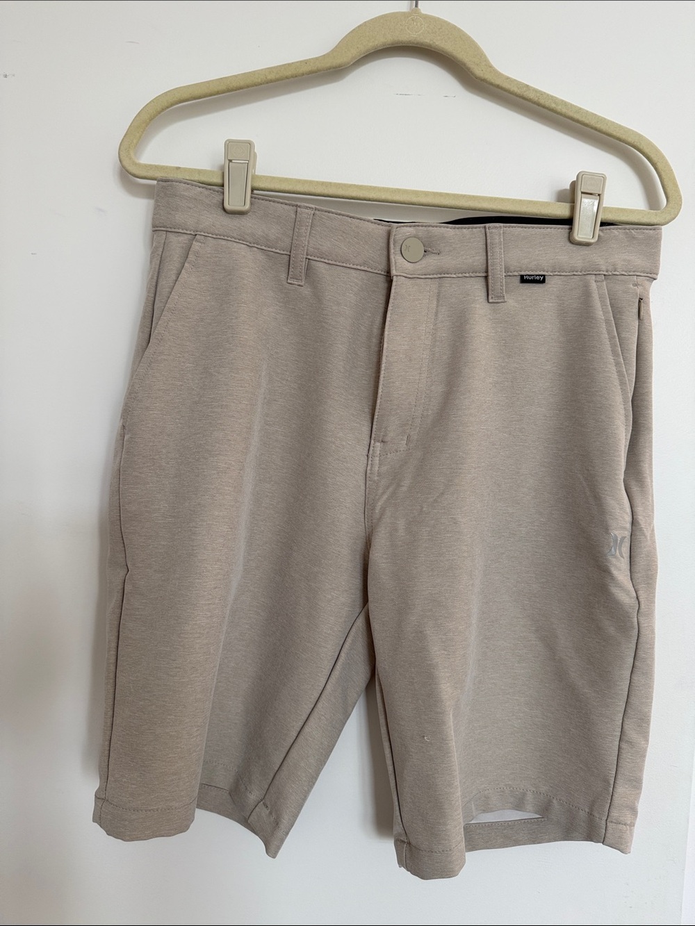 Hurley Men’s Taupe-Beige Hybrid Shorts